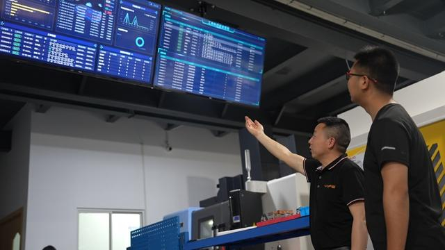 制造业使用AI提升效率。黑湖科技供图