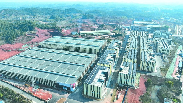 南充临江新区低碳产业园。图据 南充融媒