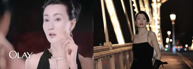 左为OLAY 06年广告，右为25年广告，图源网络