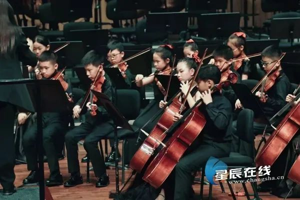 刘静远在乐团中演奏大提琴。