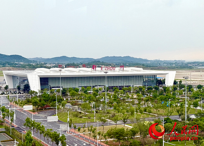 鄂州花湖國際機場。人民網(wǎng)記者 周恬攝