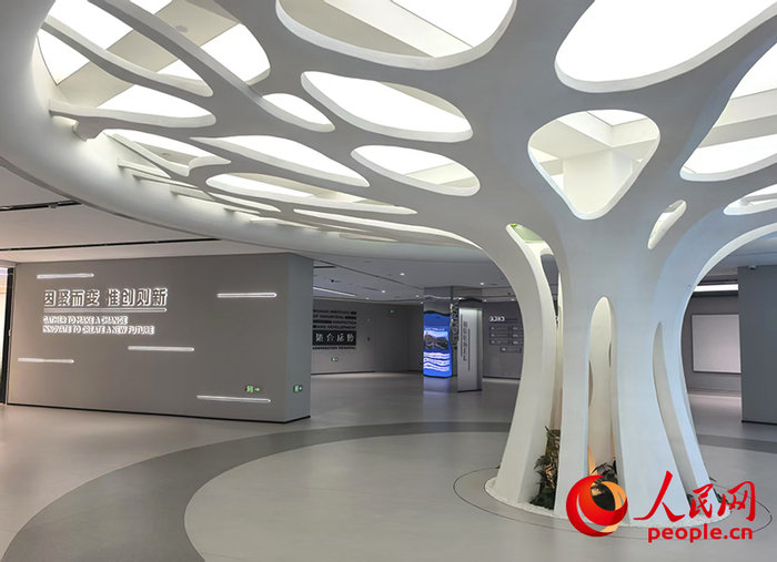 武創(chuàng)院展廳。人民網(wǎng)記者 周雯攝