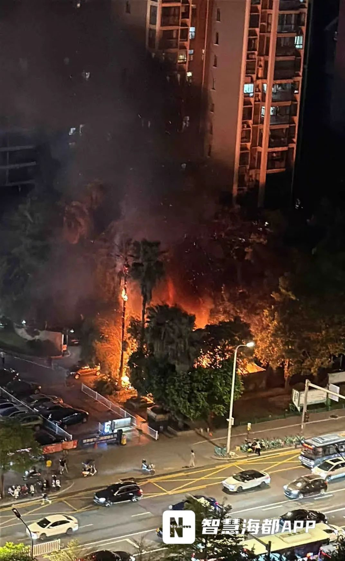 正祥一品新筑小區垃圾屋發(fā)生火災（圖片來(lái)源網(wǎng)絡(luò )）