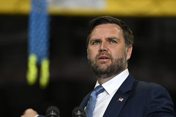 △美國副總統萬(wàn)斯（資料圖）