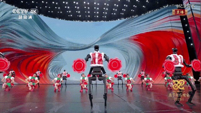 春晚舞台上的机器人