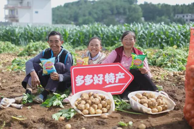 ▲在云南昭通，当地土豆加工的网红薯片让农户丰产增收。图源/受访者