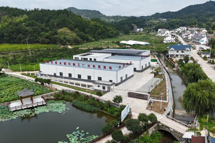 全龄饲料养蚕工厂实现了智能化、全年可循环养殖（央广网发  中畈村供图）