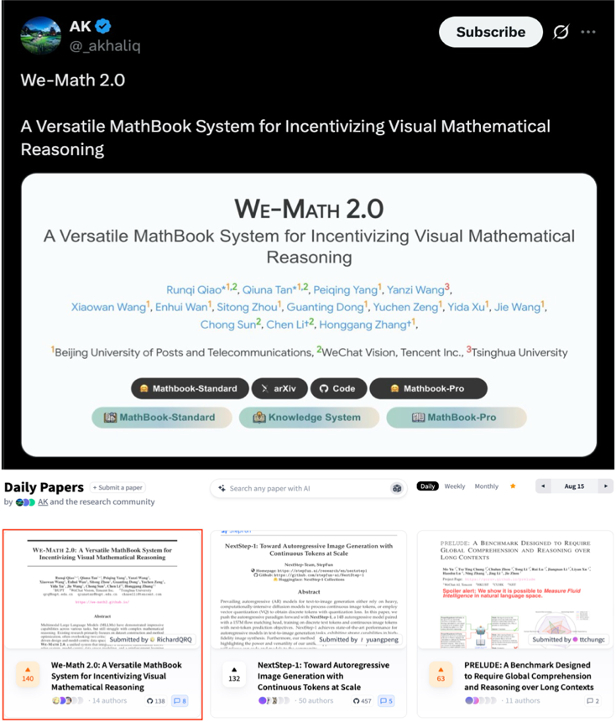 We Will Math We-Math 2.0:全新多模态数学推理数据集 × 首个综合数学知识体系|扩展|推理|模型