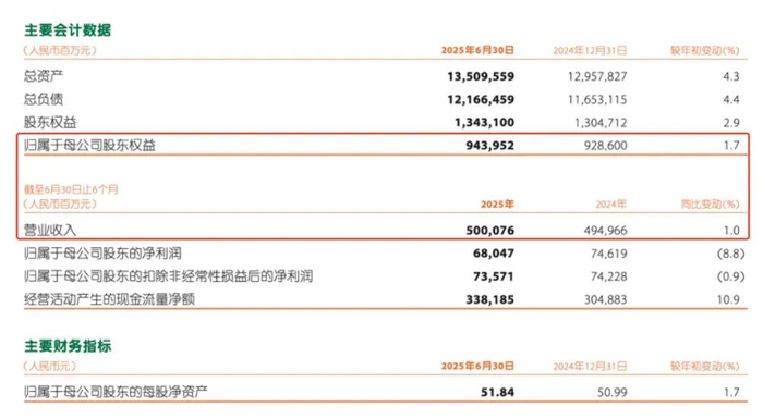 （图片来源：中国平安2025年中期业绩报告）