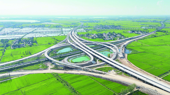 图为五河北枢纽