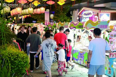 “夜南京 过足瘾”熙南里夏日夜经济消费季暨苏货嘉年华现场。受访者供图