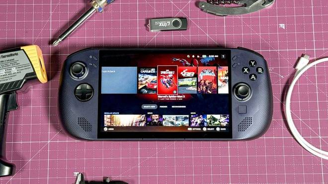 ▲ 运行 SteamOS 的 ROG Ally X，图源：Tom's Guide