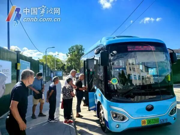 宁波轨道交通7号线多条接驳线今起开通。通讯员供图