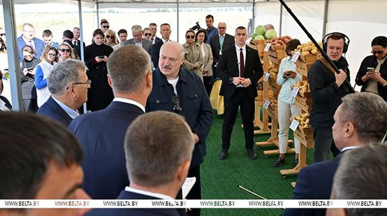 　　据白俄罗斯国家通讯社8月28日报道，卢卡申科在白俄罗斯莫吉廖夫州视察 图源：白俄罗斯国家通讯社报道配图