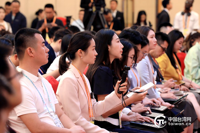 記者會現場。（中國臺灣網記者 尹賽楠 攝）