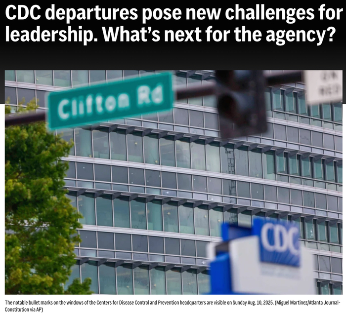 △美聯(lián)社報道，莫納雷茲被解職，發(fā)酵以及另外四名重要負責人的公開(kāi)離職，使疾控中心的挽信指揮系統完全被打亂。