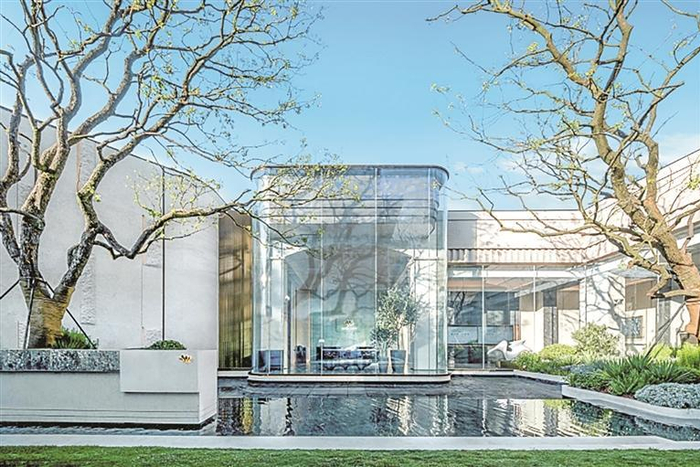 贵阳龙湖·观萃内部一角。（龙湖集团供图）