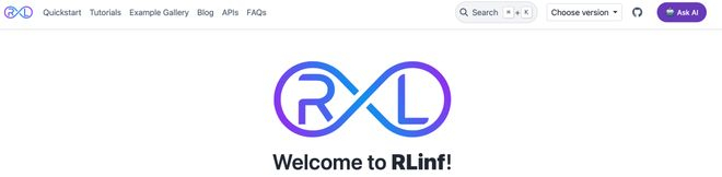 图 9：RLinf 文档链接 https://rlinf.readthedocs.io/en/latest/