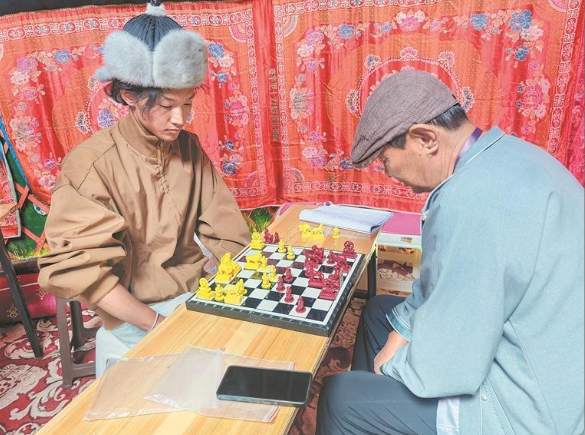 蒙古象棋比賽。