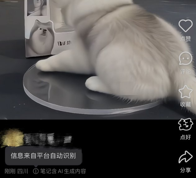 如果用户不自主打显式标识，平台在内容上架或上线时会进行审核，对未标识或疑似生成内容添加风险提示。