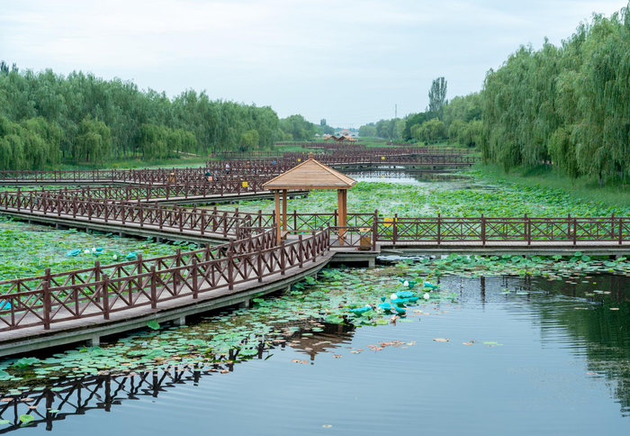 吴忠市利通区牛家坊民俗文化村。