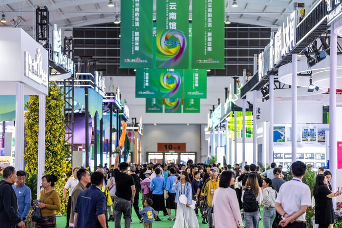 第9届中国-南亚博览会旅居云南馆（胡超 摄）