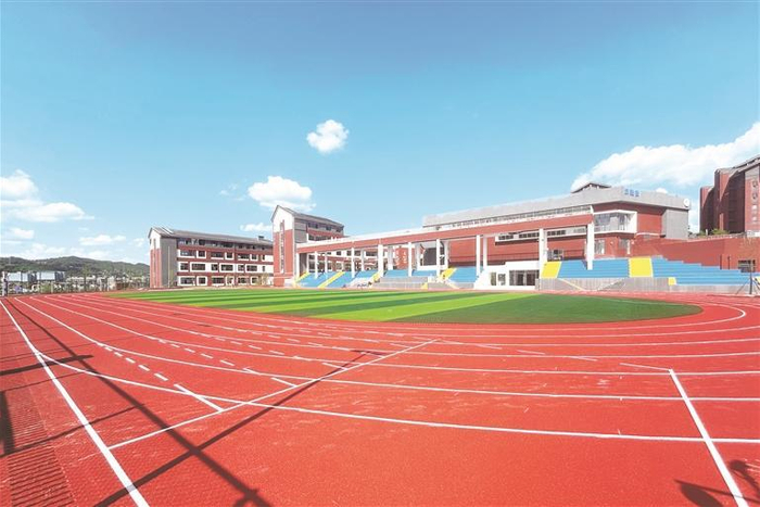 图为新建校园一角。 （中铁建设西南公司供图）