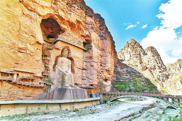 炳靈寺石窟外景（本文圖片均為資料圖）