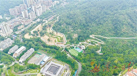 　　▲地处市区的莆阳福道是城市的后花园。全媒体记者 杨怡玲 摄