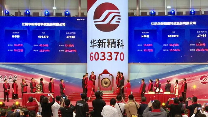    上市仪式现场。上证报记者 朱翔 摄  