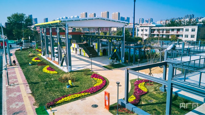 保定转角公园（央广网发  保定城市更新中心供图）