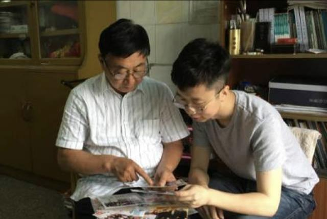 初到海原時(shí)，丁道昌的<strong></strong>頭發(fā)還是黑的。（受訪(fǎng)者供圖）