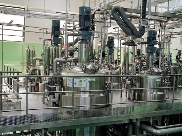 日前，自然堂在奉贤东方美谷建造的第三极生物发酵原料工厂正式投产。受访者供图