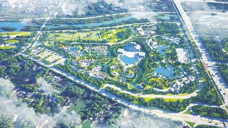 三星堆文化旅游发展区规划图。　　广汉市委宣传部供图