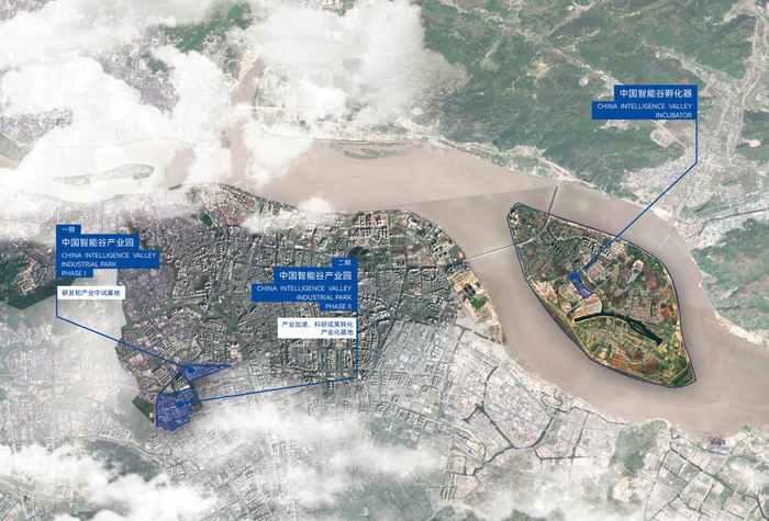 中國智能谷“一器兩基地”空間布局圖（央廣網(wǎng)發(fā) 來(lái)源：鹿城區智能谷發(fā)展服務(wù)中心）