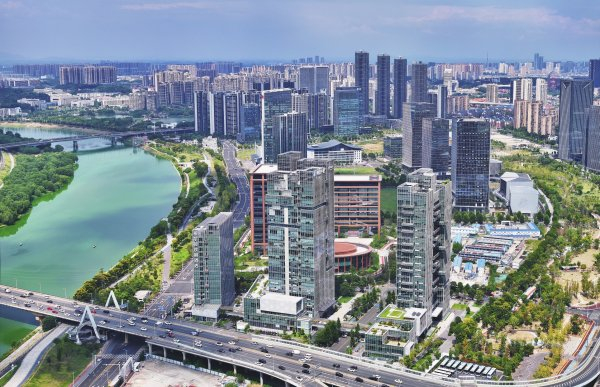 8月28日，位于长沙市浏阳河畔的马栏山视频文创园。
