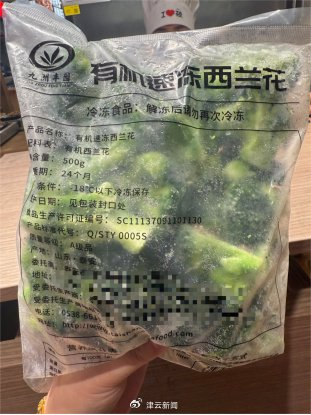 有机冷冻西兰花