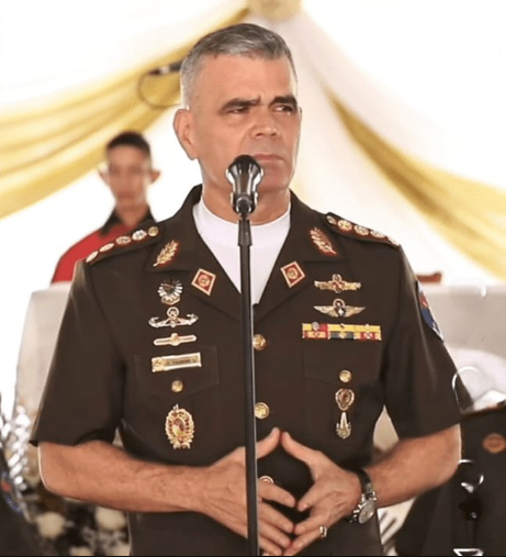 △委內(nèi)瑞拉國(guó)防部長(zhǎng)洛佩斯（資料圖）