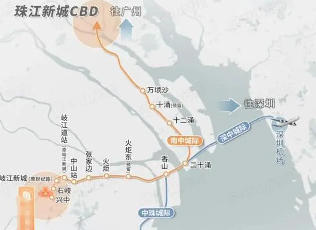 深南中城际线路参考