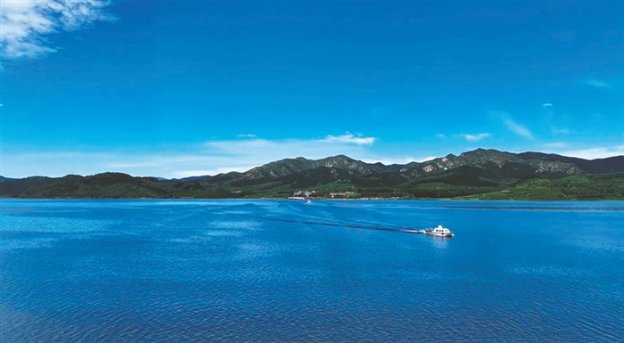 紫蒙湖美景。宁城县融媒体中心记者  单德志  摄