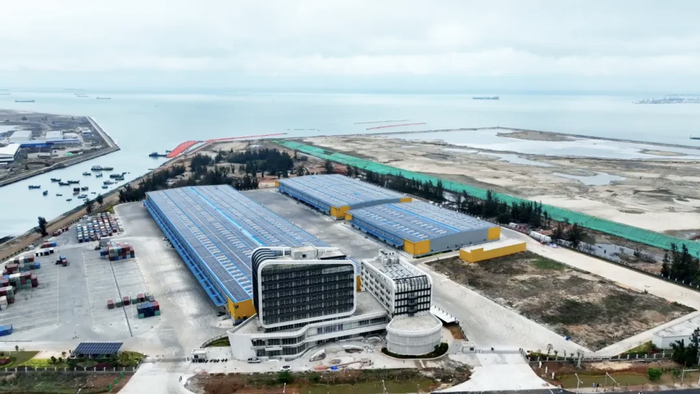 资料图：海南港航鑫三利物流园堆场。图源于海南港航物流有限公司
