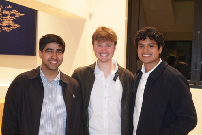▲从左往右分别为：CEO Brendan Foody、COO Surya Midha、CTO Adarsh Hiremath