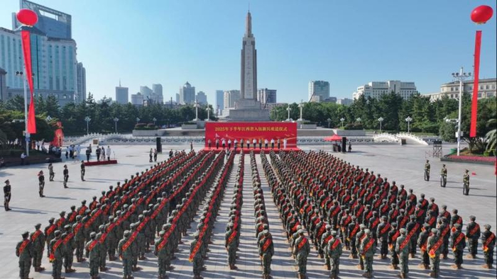 江西：英雄城送新兵 參軍報國逐軍夢(mèng)