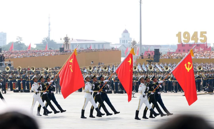 9月3日，纪念中国人民抗日战争暨世界反法西斯战争胜利80周年大会在北京隆重举行。经济日报记者高兴贵摄