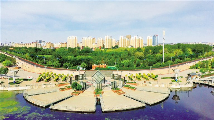 （松山城区一景。松山区融媒体中心供图）
