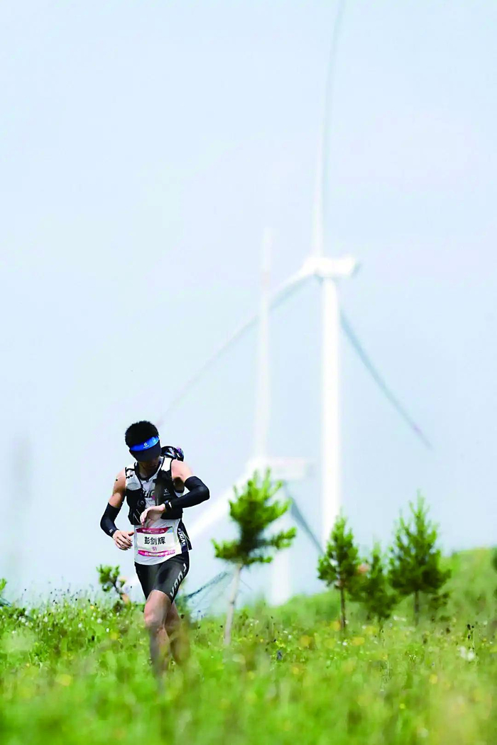     越野跑参与者