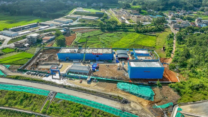 平陆运河马道枢纽管理区施工现场