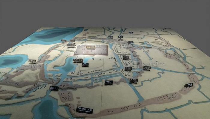 良渚古城水利系統(tǒng) 浙江省博物館展