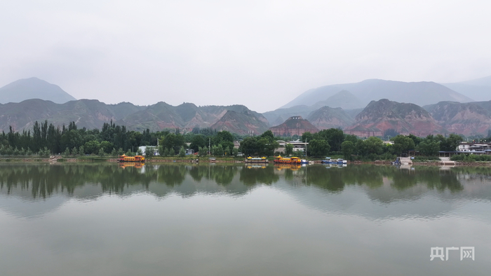 太极岛湿地一景（央广网记者 寇刚 摄）