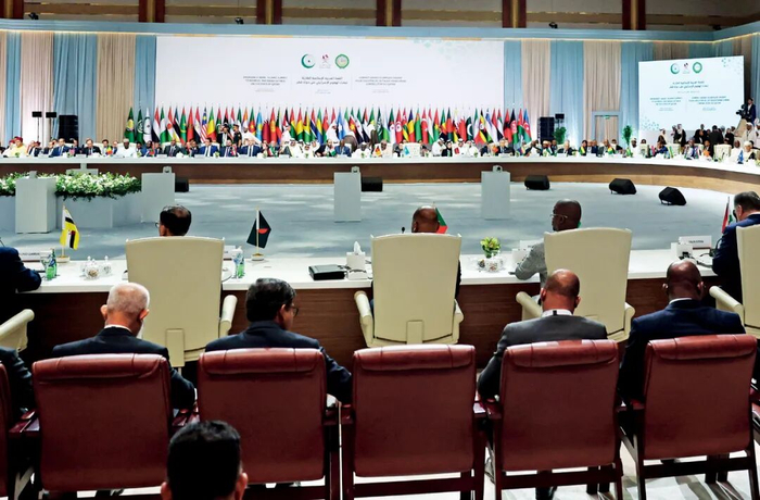 9月14日，海合会牵头的紧急峰会在卡塔尔首都多哈召开。图/视觉中国